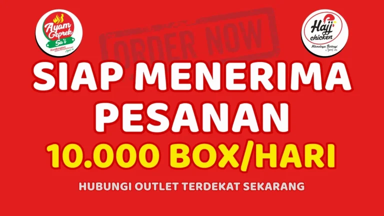 Ayam Geprek Sa'i Siap Menerima Pesanan Hingga 10.000 Box per Hari untuk Berbagai Acara