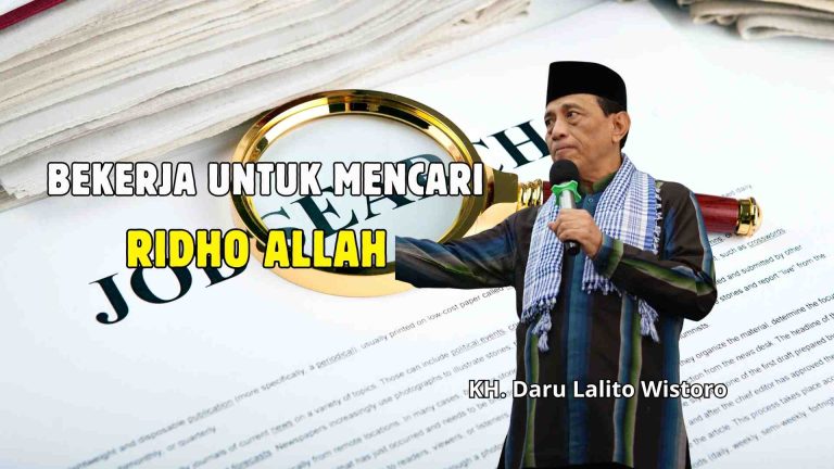 Bekerja Bukan Sekadar Mencari Gaji, Tapi Jalan untuk Meraih Ridho Allah