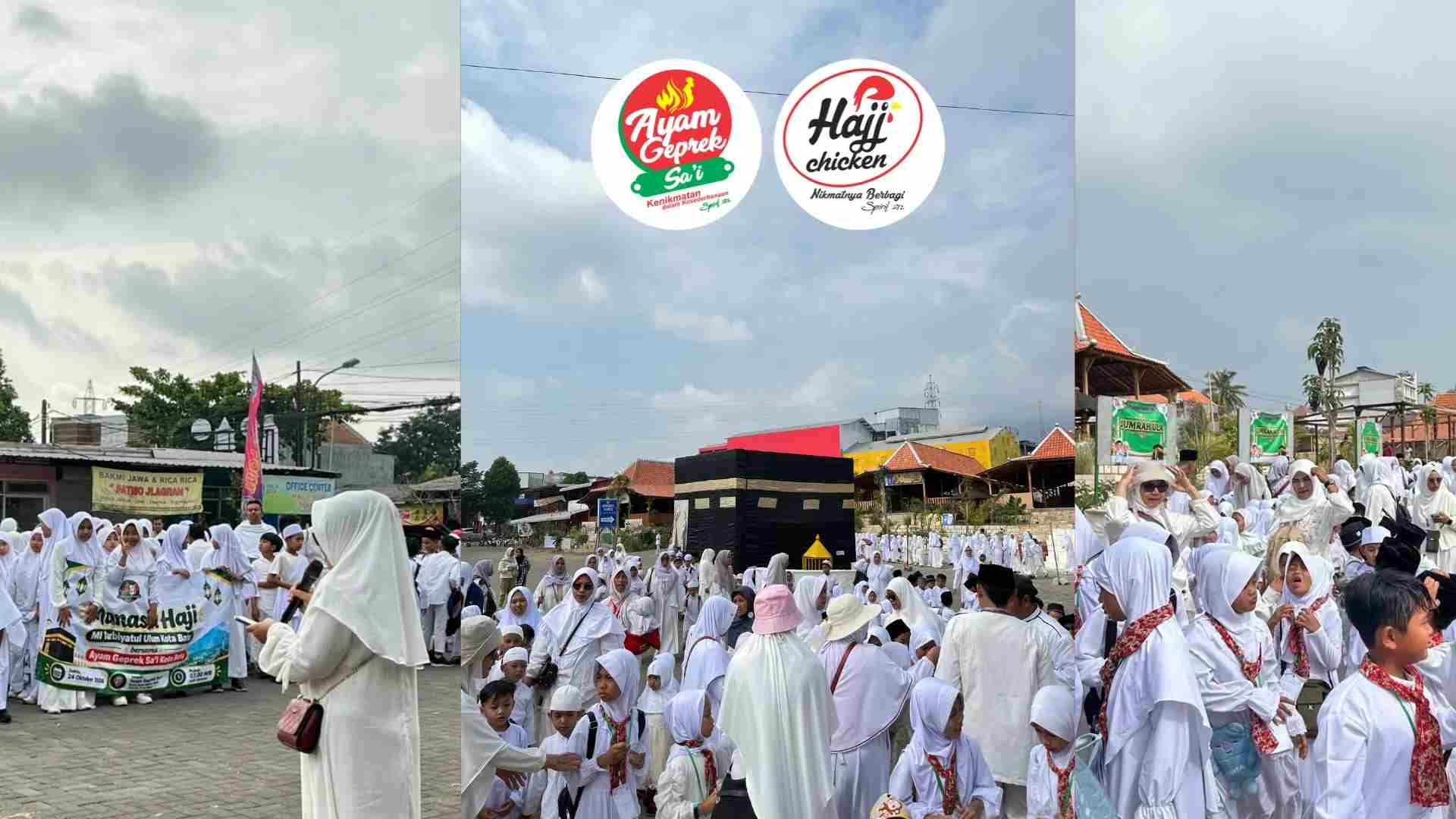 Semarak Hari Santri, Ayam Geprek Sa’i Batu Gelar Manasik Haji yang Diikuti 470 Anak
